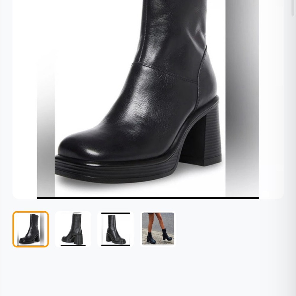 Steve Madden Fantasie Boots Square Toe